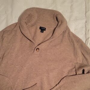 J. Crew Men's Turtleneck Sweater in Light Brown